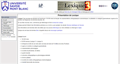 Desktop Screenshot of lexique.org