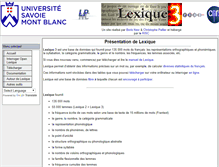 Tablet Screenshot of lexique.org